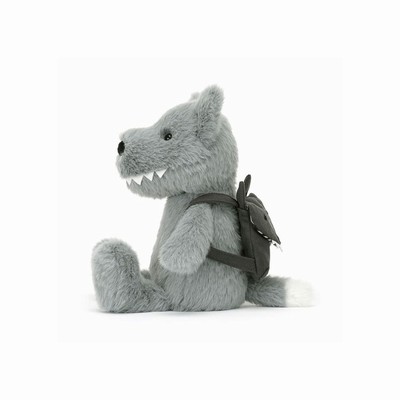 Jellycat Backpack Wolf New Zealand | RHEGV3071